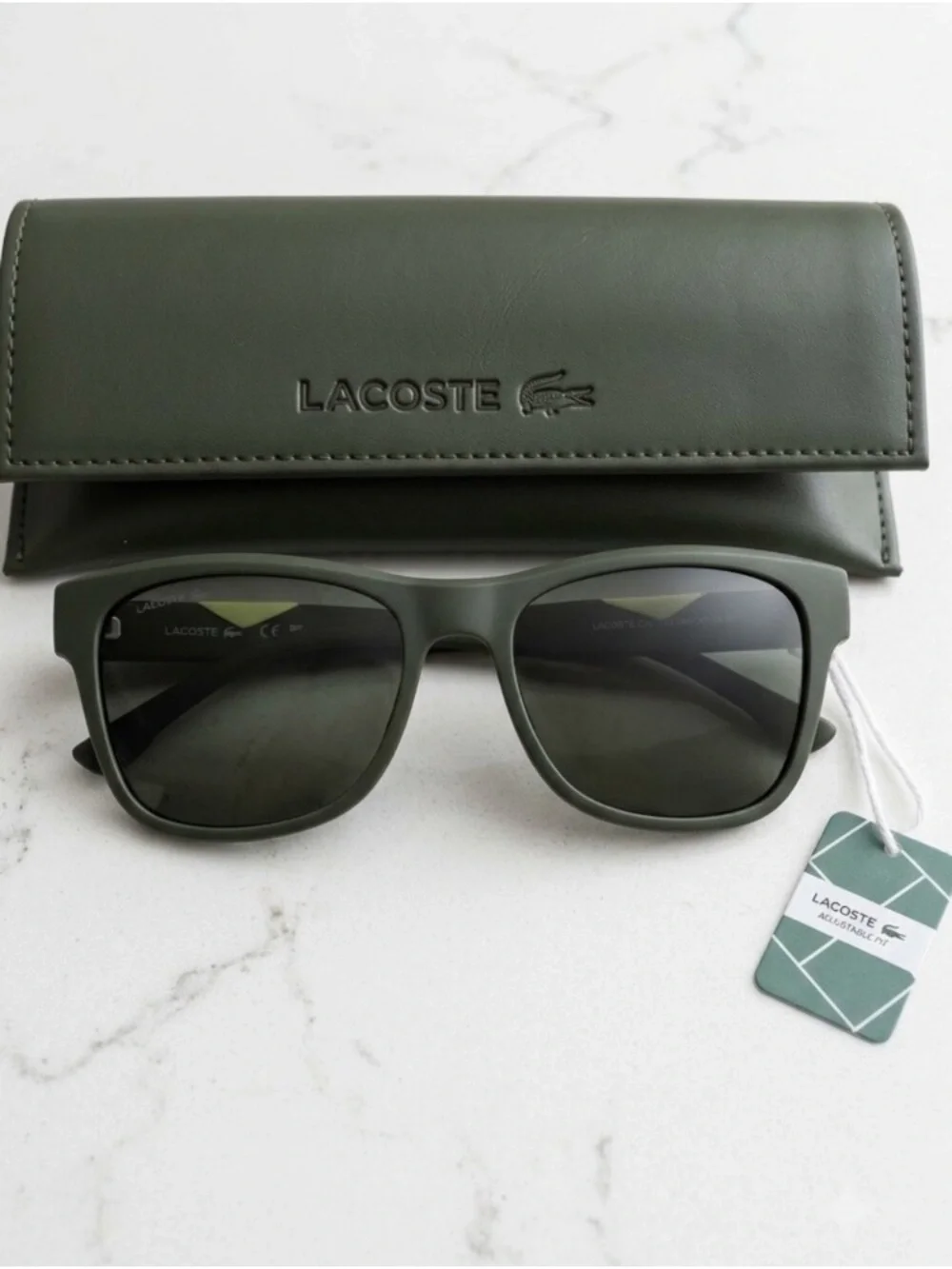 Lacoste Men's Dark Green Sunglasses